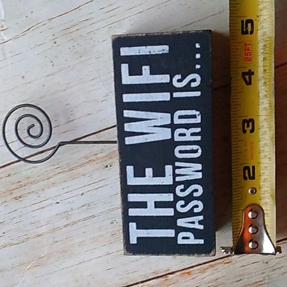 Wi fi password sign - Picture 3 of 3